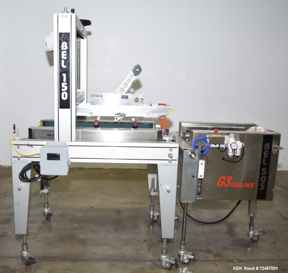 Used Wexxar-Belcor Model 505 Semi-Automatic Case Former / Case Erector with Bel